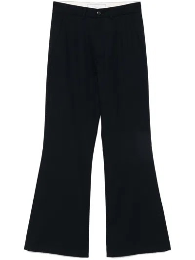 Société Anonyme Flared Trousers In Blue