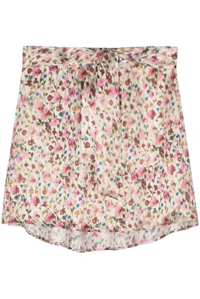 Société Anonyme 50/50 Floral-print Skirt In Multi