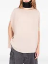 Société Anonyme Franci Slit-knit Cape In Neutral