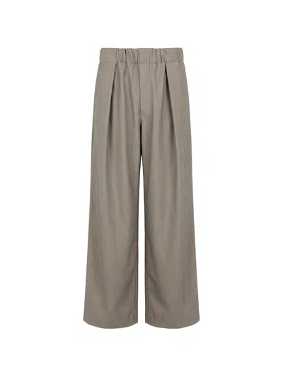 Société Anonyme Gatsby Pleated Trousers In Gray