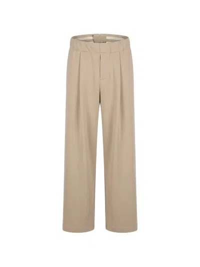 Société Anonyme Gatsby Pleated Trousers In Neutral
