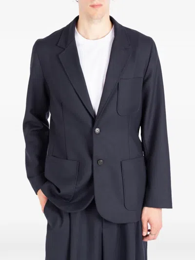 Société Anonyme Granpa Patch-pocket Blazer In Black