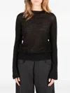 Société Anonyme Gwyn Long-sleeve Sweater In Black