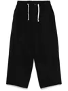 Société Anonyme Logo-embroidered Tapered Trousers In Black