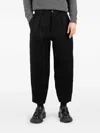 Société Anonyme Japp Pleat-detail Trousers In Black