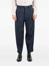 Société Anonyme Japp Pleated Trousers In Blue