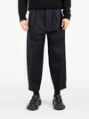 Société Anonyme Japp Pleated Trousers In Blue