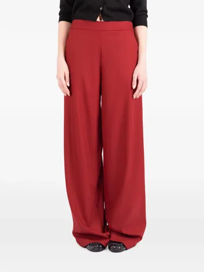 Société Anonyme Josephine Wide-leg Trousers In Red