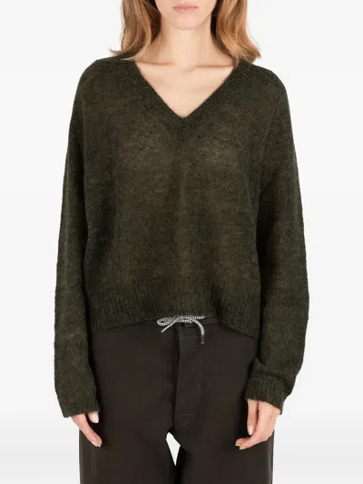 Société Anonyme Keira V-neck Jumper In Green