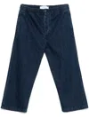 Société Anonyme Logo-embroidered Straight-leg Jeans In Blue