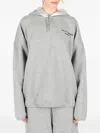Société Anonyme Logo- Embroidery Hoodie In Gray