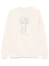 Société Anonyme Logo-print Sweatshirt In Weiss