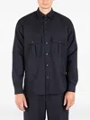 Société Anonyme Long-sleeve Shirt In Black