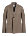 Société Anonyme Man Blazer Beige Size 42 Cotton In Brown