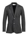 Société Anonyme Man Blazer Black Size 38 Cotton