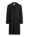 Société Anonyme Man Coat Midnight Blue Size 42 Wool In Blue