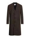 Société Anonyme Man Coat Military Green Size 38 Alpaca Wool In Gray