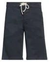 Société Anonyme Man Shorts & Bermuda Shorts Midnight Blue Size M Cotton In Blue