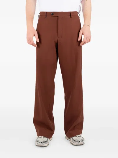 Société Anonyme Panta Trousers In Burgundy