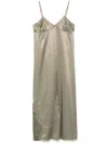 Société Anonyme Patch-detail Midi Dress In Brown