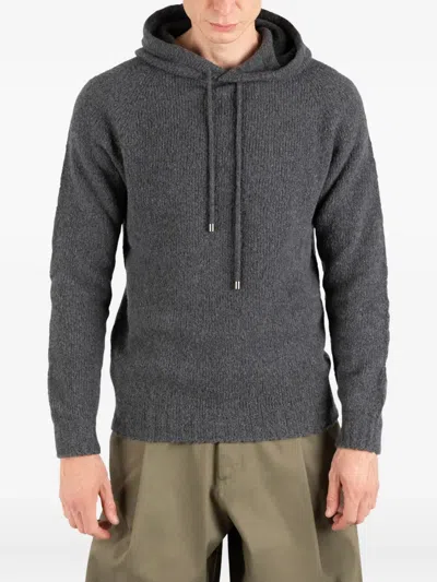 Société Anonyme Paul Knitted Hoodie In Gray