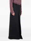 Société Anonyme Pleated Maxi Skirt In Black