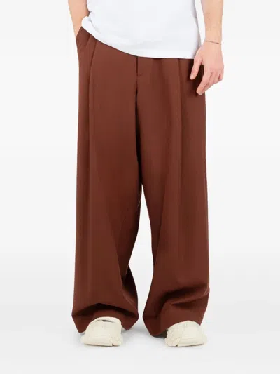 Société Anonyme Pleated Pants In Brown
