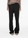 Société Anonyme Pocketed Straight-leg Trousers In Black