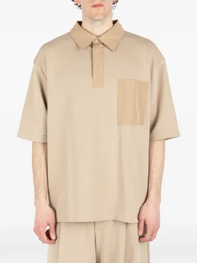 Société Anonyme Polo 92 Patch-pocket Polo Shirt In Neutral