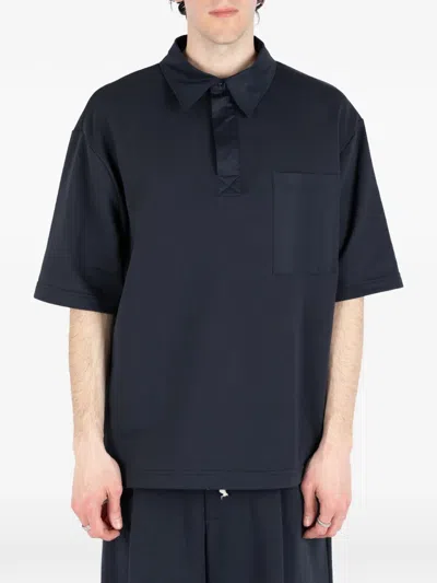 Société Anonyme Polo 92 Patch-pocket Short-sleeve Polo Shirt In Blue