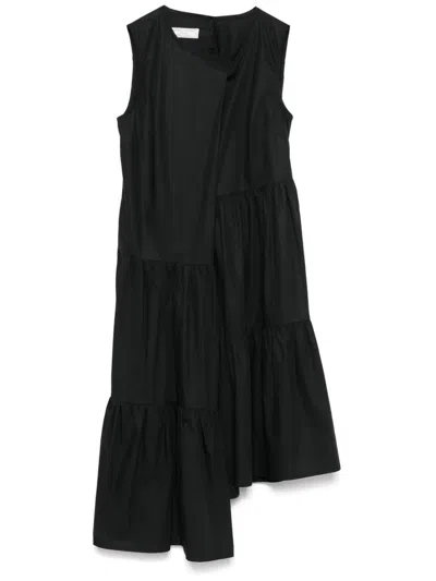 Société Anonyme Poplin Midi Dress In Black