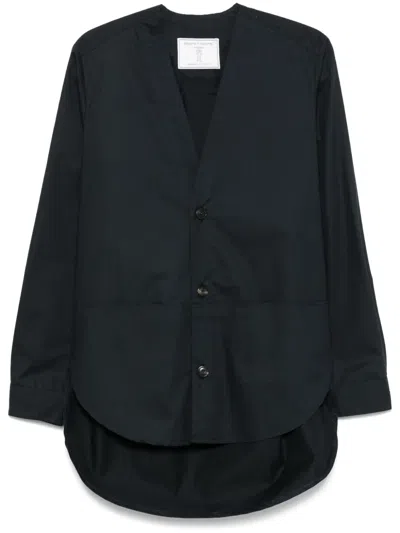 Société Anonyme Poplin Shirt In Blue