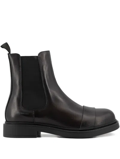 Société Anonyme Rame Leather Boots In Black