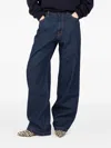 Société Anonyme Red Cross Cotton Jeans In Blue