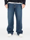 Société Anonyme Red Cross Cotton Jeans In Blue