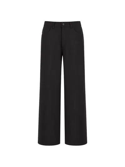 Société Anonyme Red Cross Wide-leg Trousers In Black