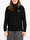 Société Anonyme Roll-neck Embroidered Sweater In Black