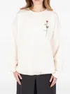 Société Anonyme Rose-graphic Sweatshirt In Neutral