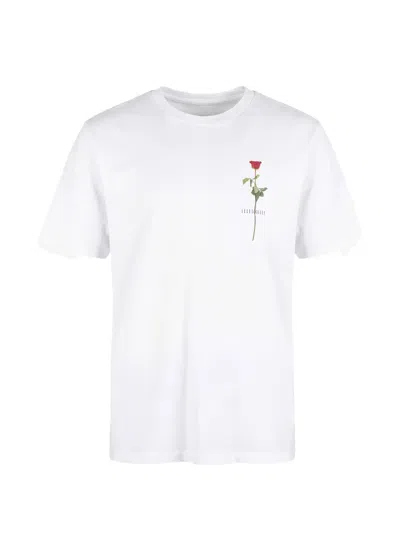 Société Anonyme Rose Graphic-print T-shirt In White