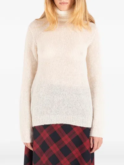 Société Anonyme Serena Roll-neck Knitted Sweater In Neutral