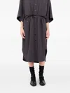 Société Anonyme Shirt Midi Dress In Gray