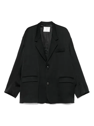 Société Anonyme Single-breasted Blazer In Black