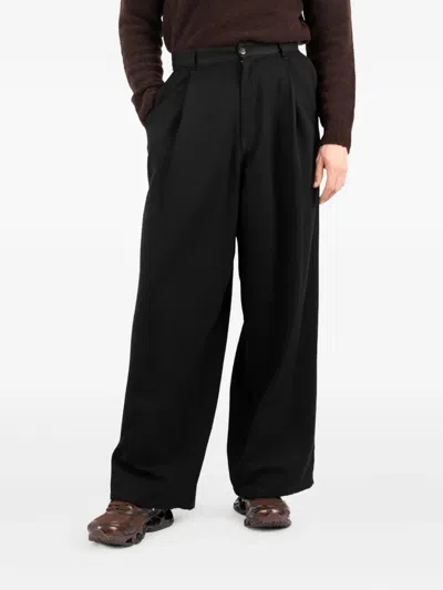 Société Anonyme St Andrew Pleated Trousers In Black