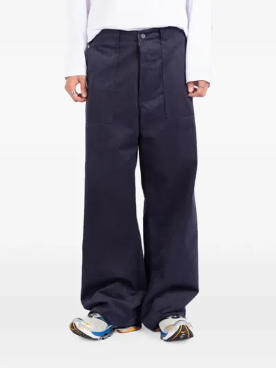 Société Anonyme Supercargo Wide-leg Trousers In Blue