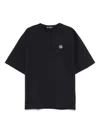 Société Anonyme Text-print T-shirt In Blau