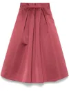 Société Anonyme Tokyo Midi Skirt In Red