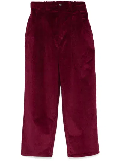 Société Anonyme Tres Bien Tapered Trousers In Red