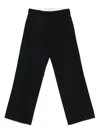 Société Anonyme Twill-weave Trousers In Black