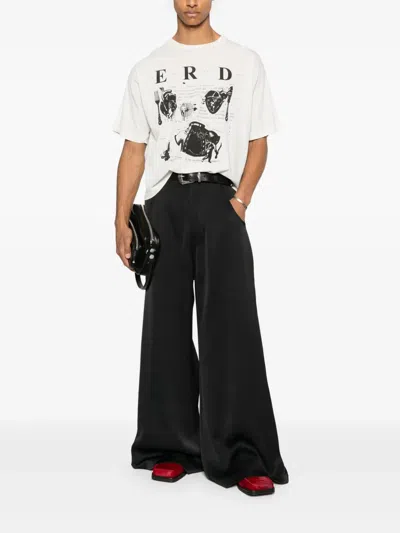 Société Anonyme Wide-leg Trousers In Black