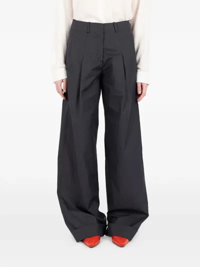 Société Anonyme Wide Leg Trousers In Gray